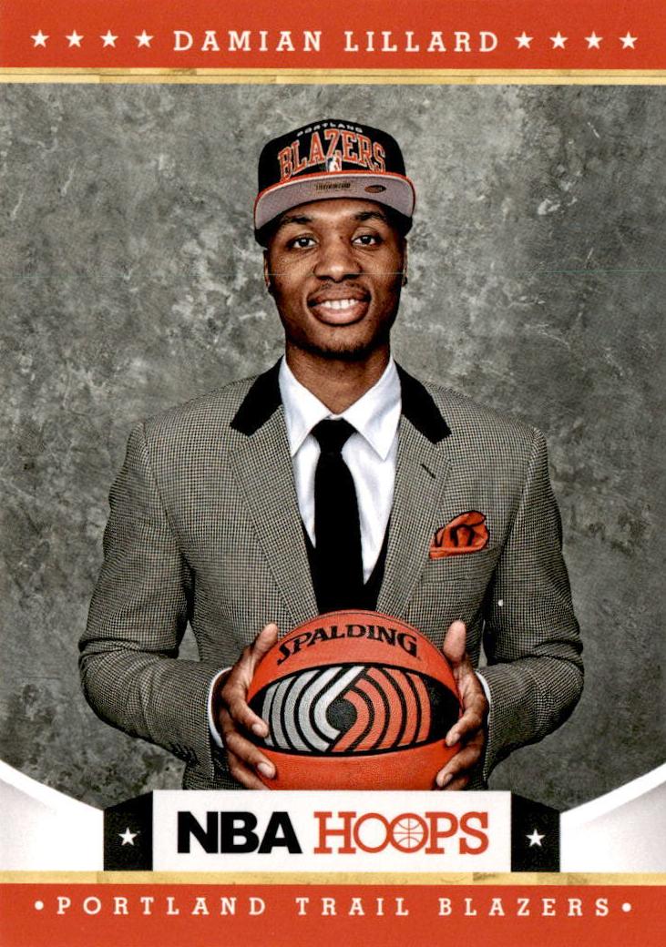 2012 Panini Hoops Basketball Damian Lillard #280