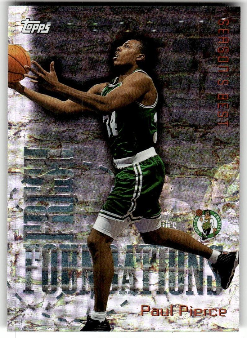 1999 Topps Basketball Paul Pierce #SB28 PSA 8