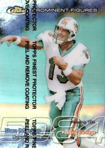 1999 Topps Finest Football Dan Marino #PF2