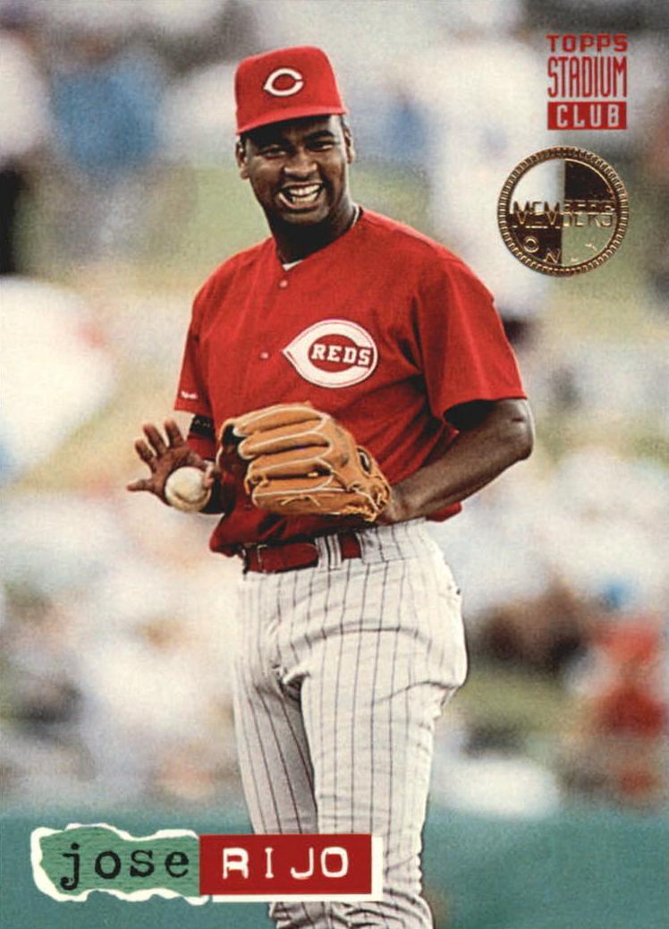 1994 Topps Stadium Club Baseball Members Only Jose Rijo #596