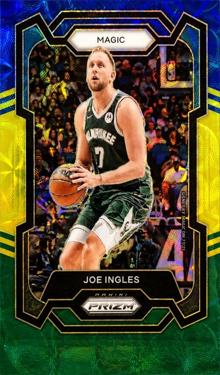 2023 Panini Prizm Basketball Choice Blue Yellow and Green Manu Ginobili #190