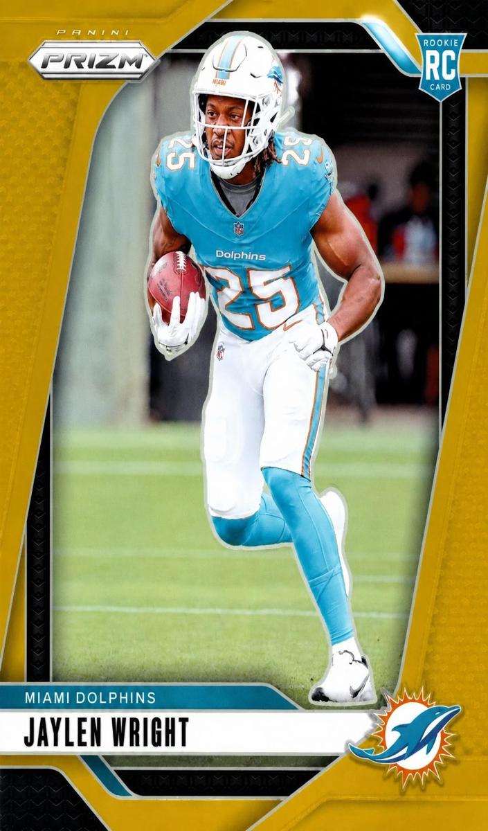 2024 Panini Prizm Football Gold Jaylen Wright #348