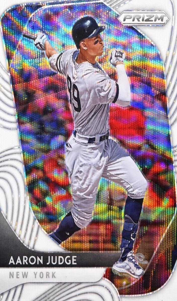 2020 Panini Prizm Baseball White Wave Aaron Judge #64