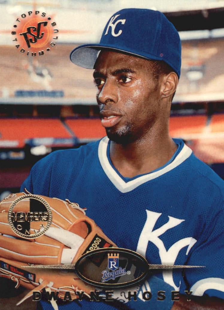 1995 Topps Stadium Club Baseball Members Only Dwayne Hosey #493