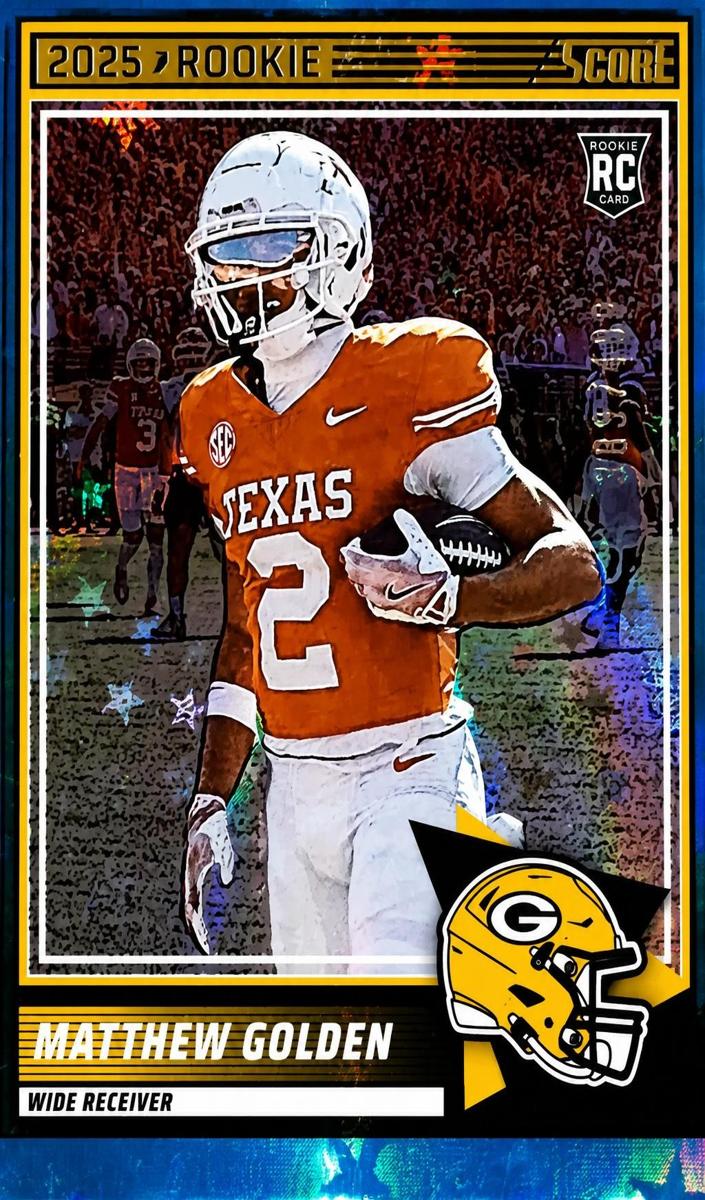 2025 Panini Score Football Stars Matthew Golden #56