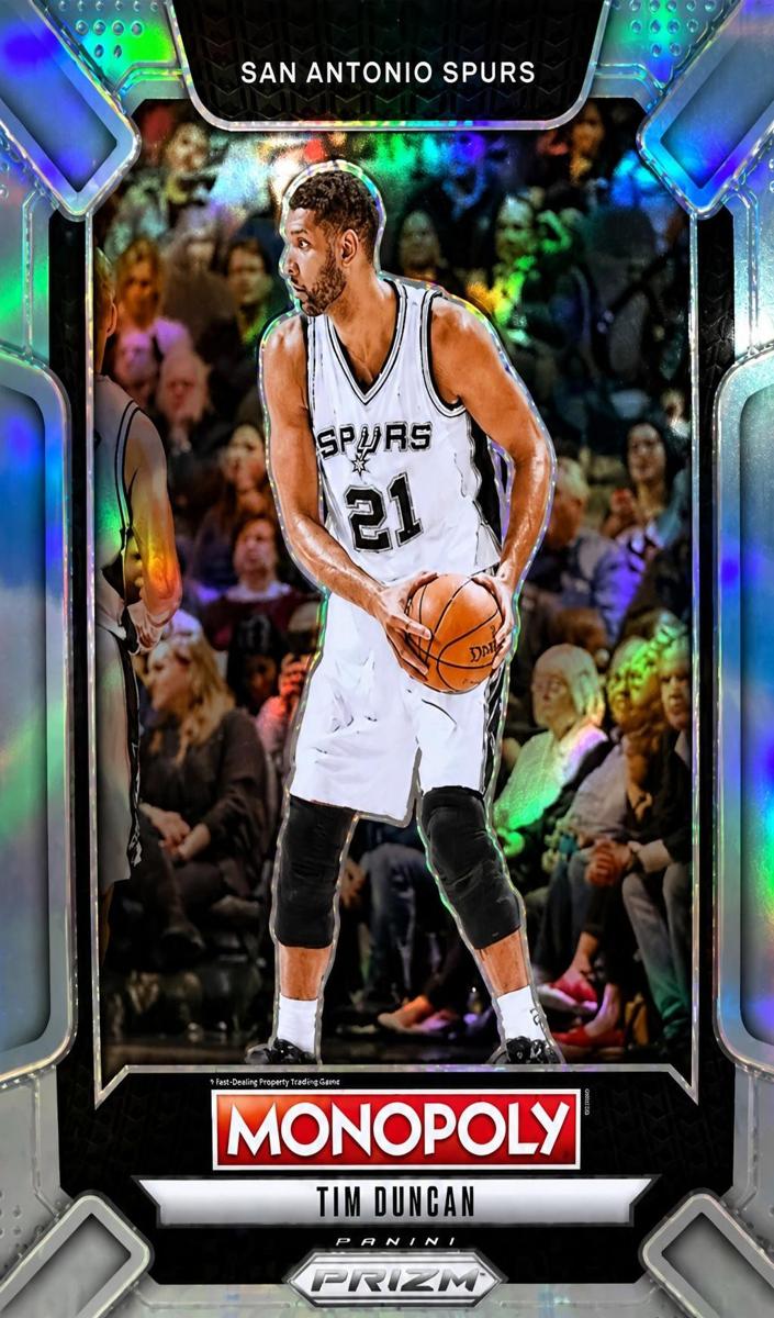 2024 Panini Prizm Monopoly Basketball Silver Tim Duncan #LEG5 PSA 10