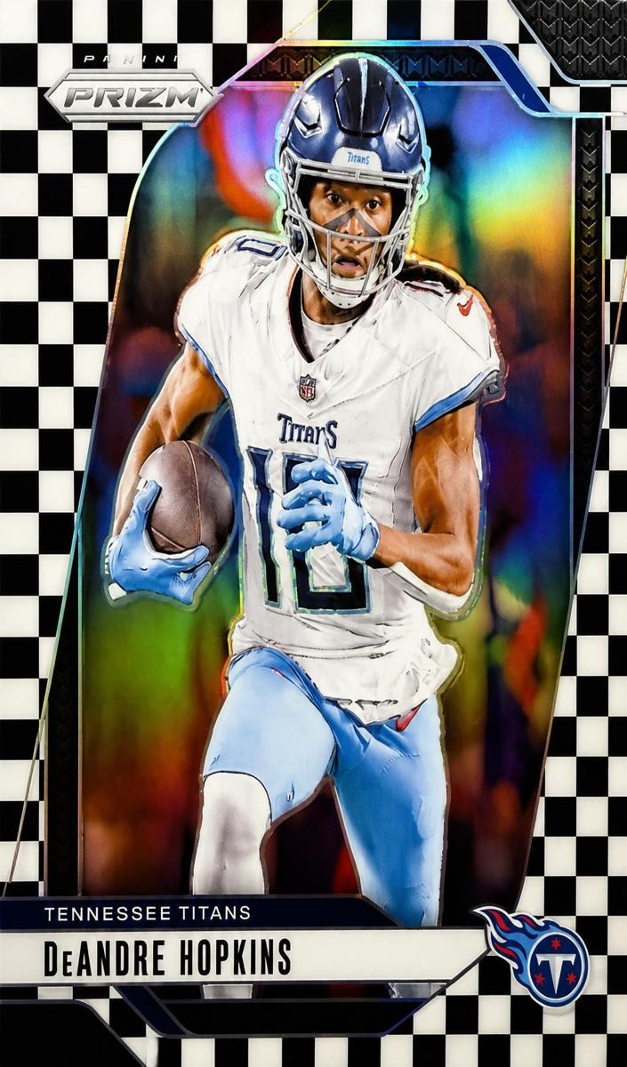 2024 Panini Prizm Football Black and White Checker DeAndre Hopkins #279