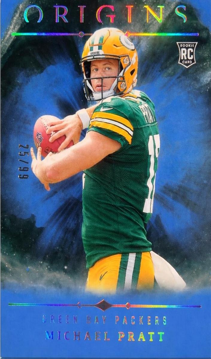 2024 Panini Origins Football Blue Michael Pratt #142