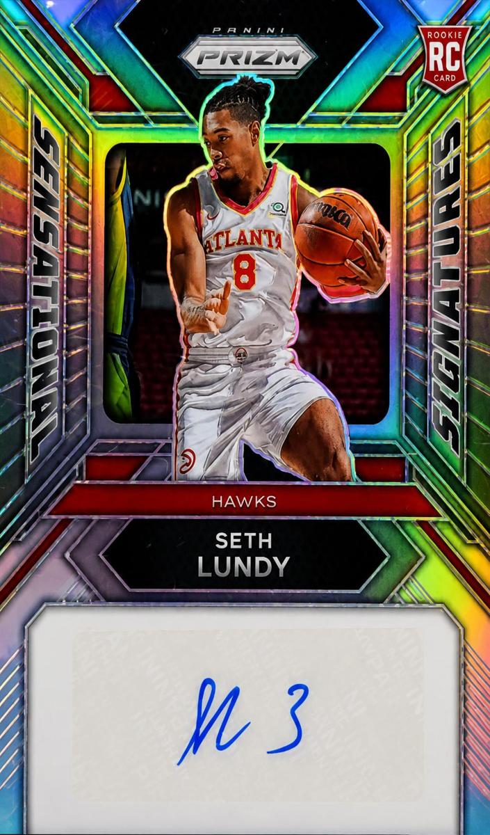 2023 Panini Prizm Basketball Silver Seth Lundy #SS-LU