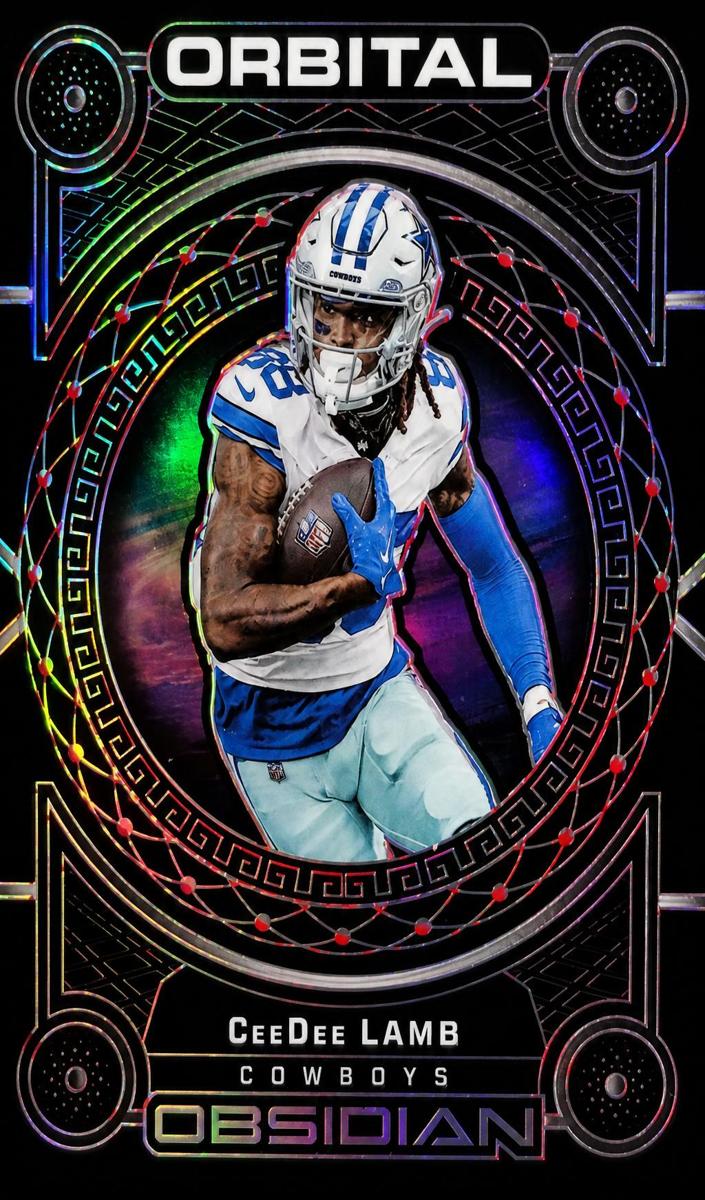 2023 Panini Obsidian Football Electric Etch Red CeeDee Lamb #6