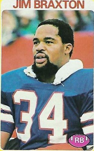 1978 Topps Football Jim Braxton #114