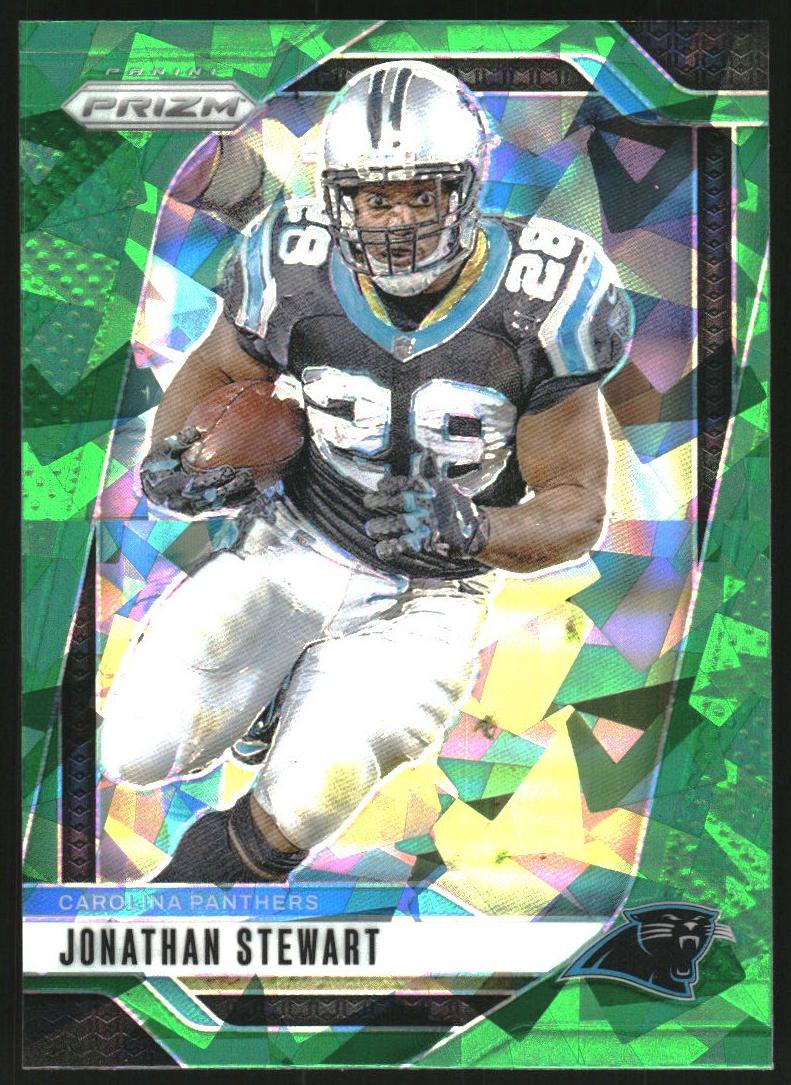 2024 Panini Prizm Football Green Ice Jonathan Stewart #45