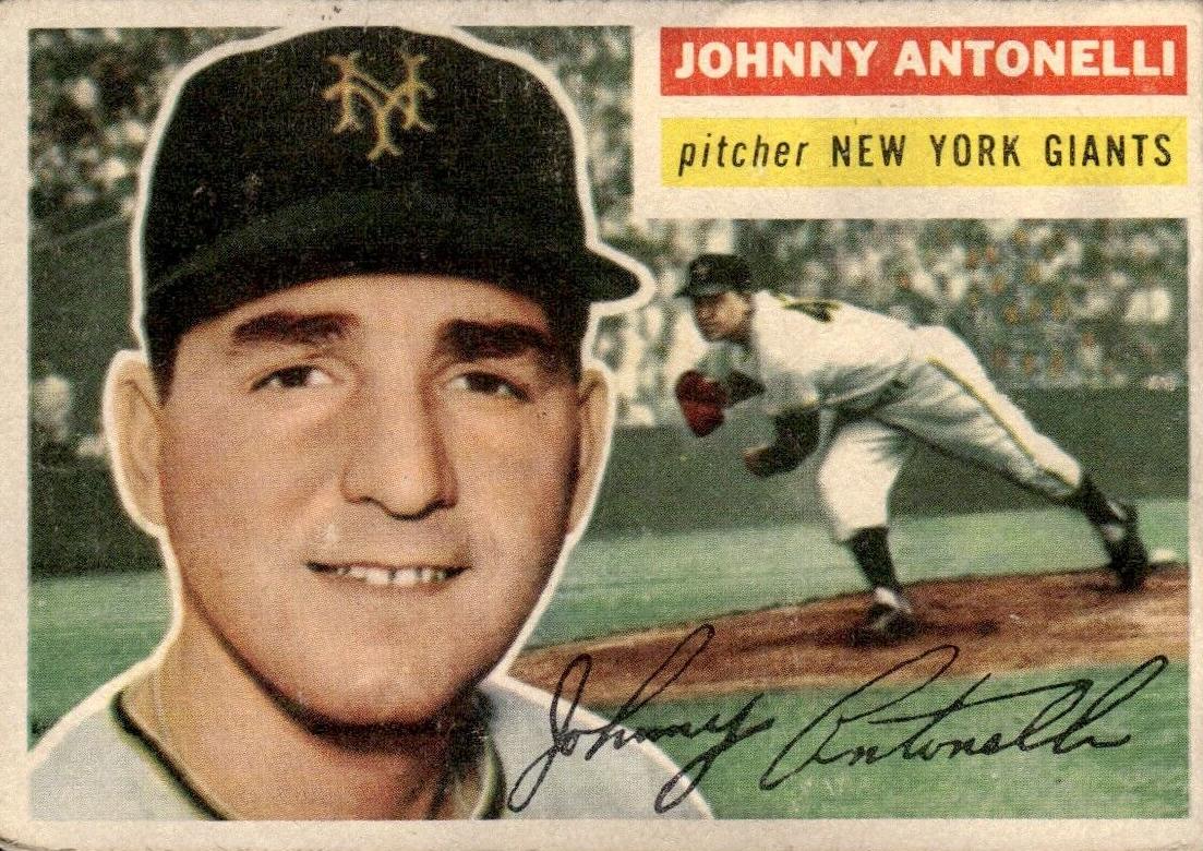 1956 Topps Baseball Johnny Antonelli #138