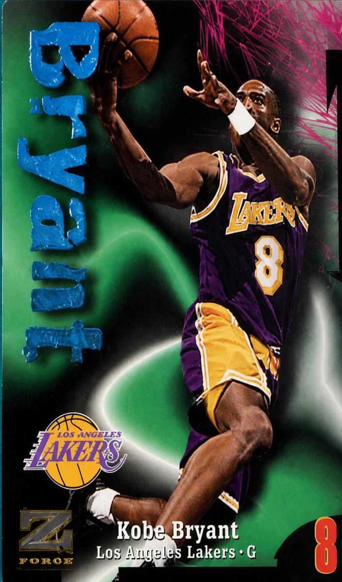 1997 Skybox Z-Force Basketball Rave Kobe Bryant #88 PSA 8