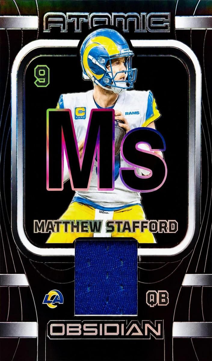 2023 Panini Obsidian Football Matthew Stafford #AMA-MST