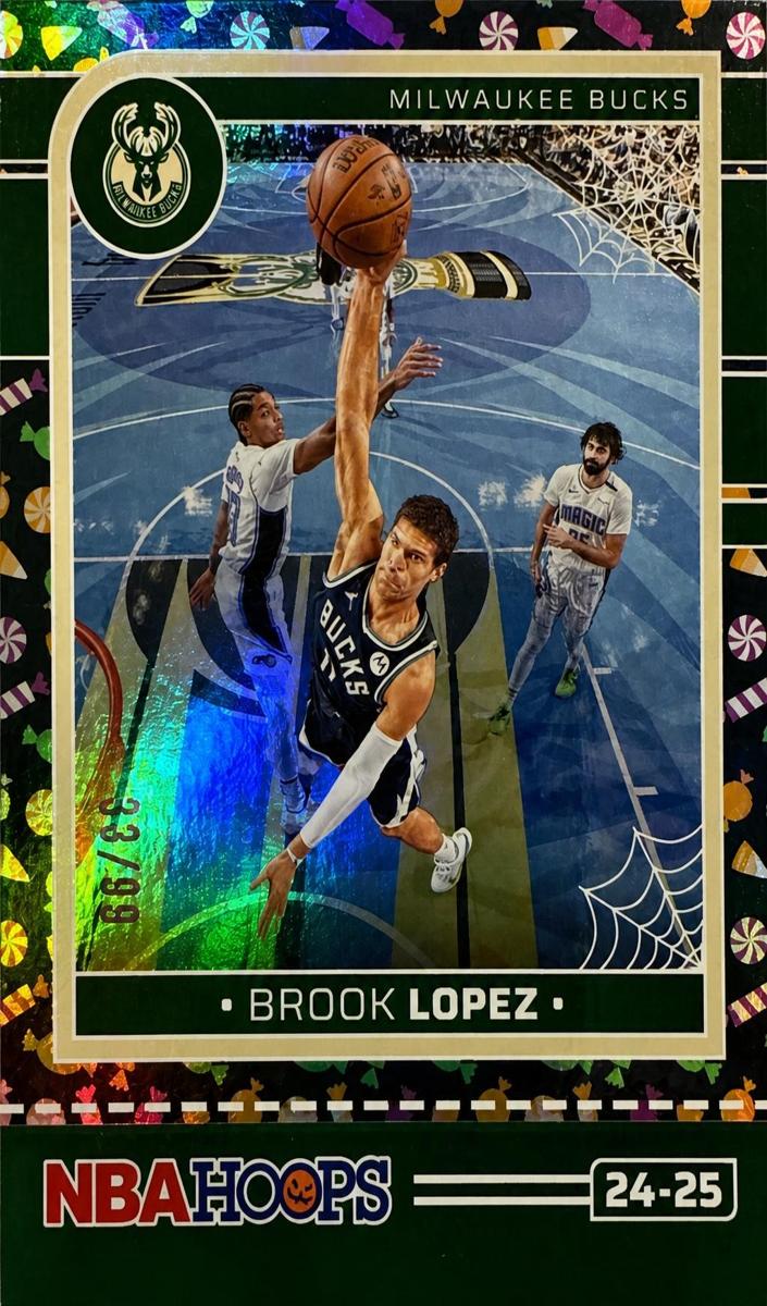 2024 Panini Haunted Hoops Basketball Holo Trick-of-Treat Brook Lopez #131