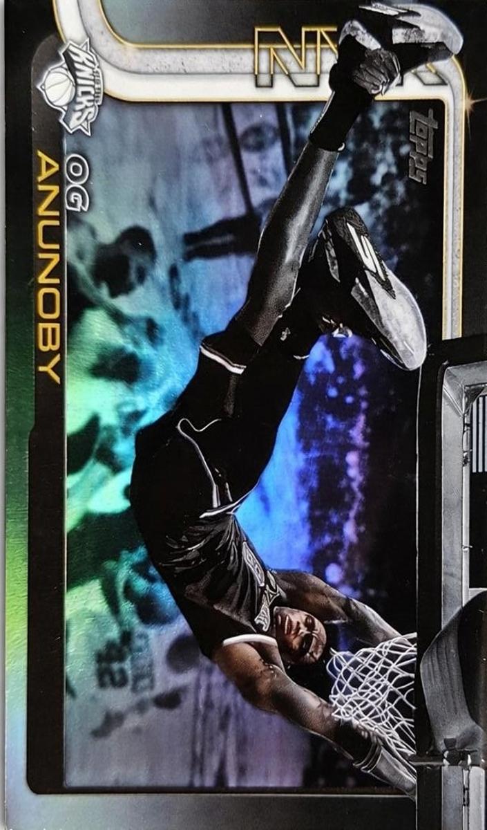 2025 Topps Basketball Blackout OG Anunoby #15