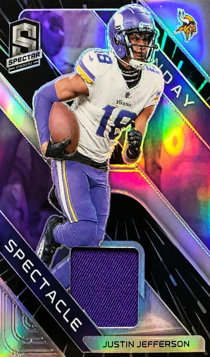 2023 Panini Spectra Football Hyper Justin Jefferson #SS-JJE