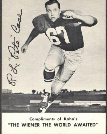 1962 Kahn's Wieners Football Pete Case #NNO PSA 5