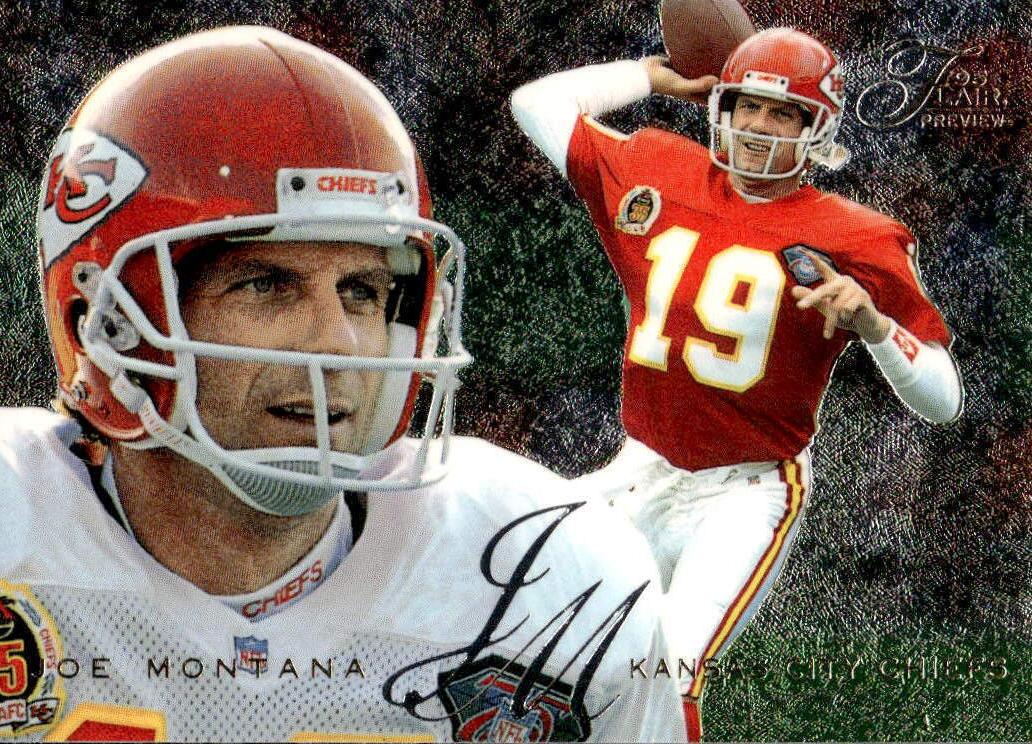 1995 Fleer Football Joe Montana #15