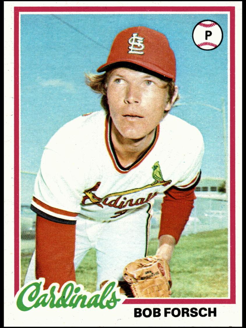 1978 Topps Baseball Bob Forsch #58