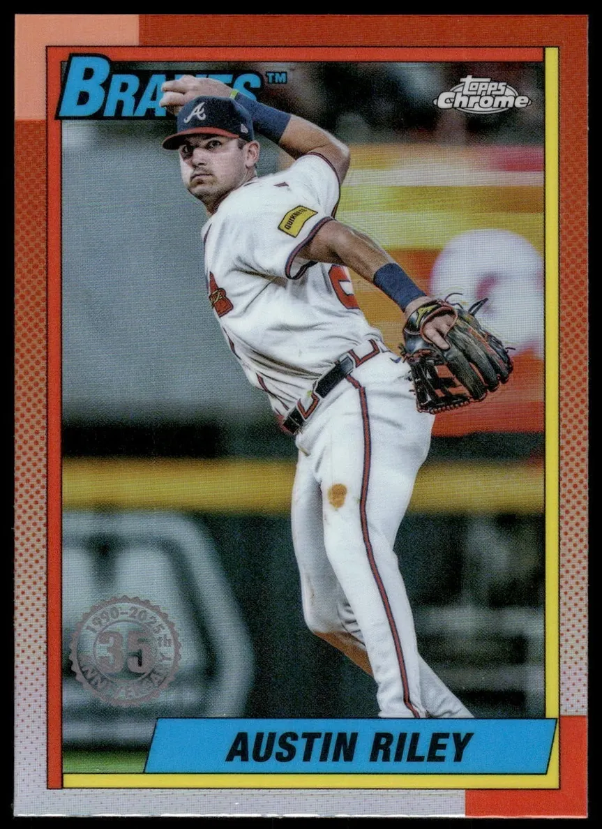 2025 Topps Chrome Baseball Austin Riley #90CB-1