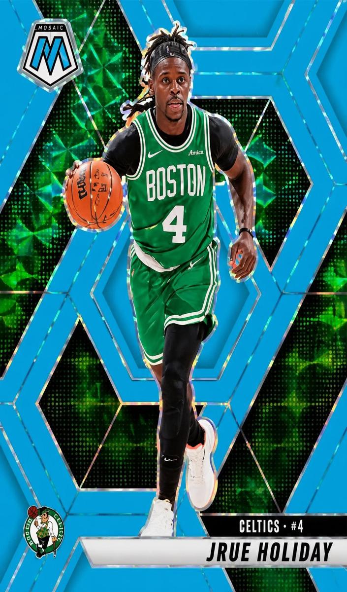 2024 Panini Mosaic Basketball Blue Fluorescent Jrue Holiday #196
