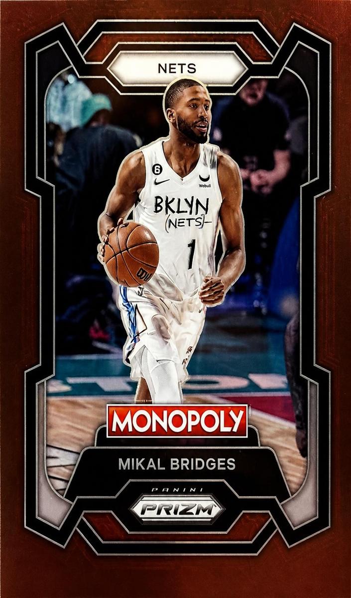 2023 Panini Prizm Monopoly Basketball Brown Mikal Bridges #10