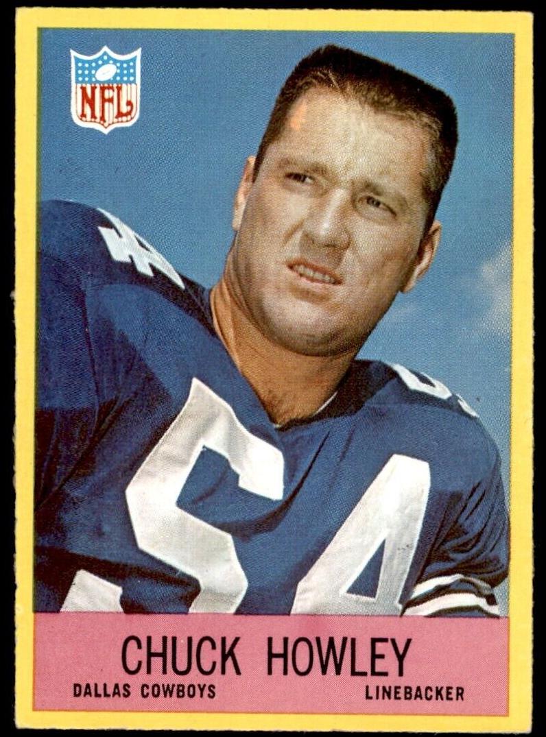 1967 Philadelphia Football Chuck Howley #53