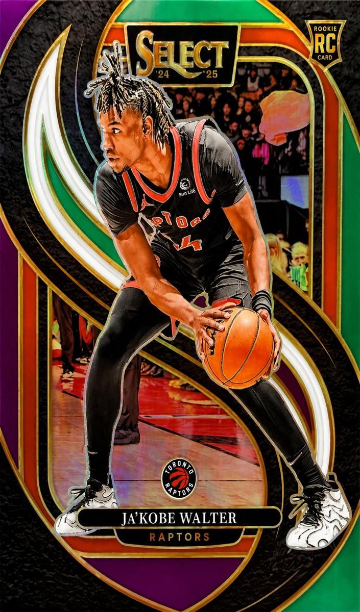 2024 Panini Select Basketball Green White Purple Ja'Kobe Walter #195