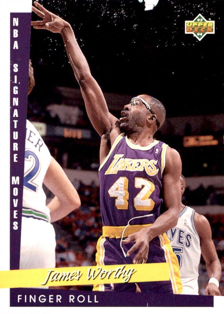 1993 Upper Deck Basketball James Worthy #250 PSA 9