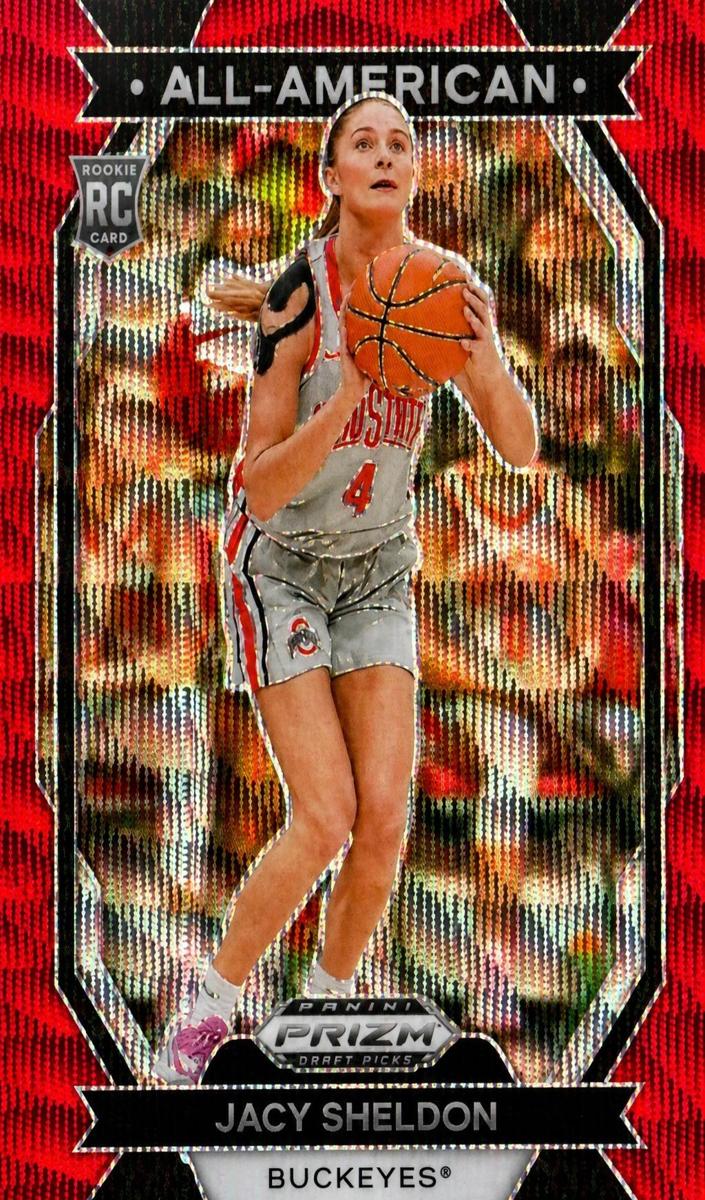 2024 Panini Prizm Draft Picks Basketball Red Wave Jacy Sheldon #16