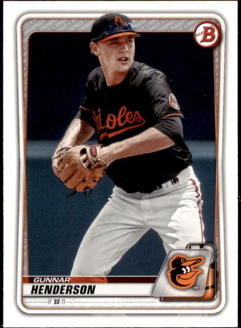 2020 Bowman Baseball Gunnar Henderson #BP-134 PSA 9