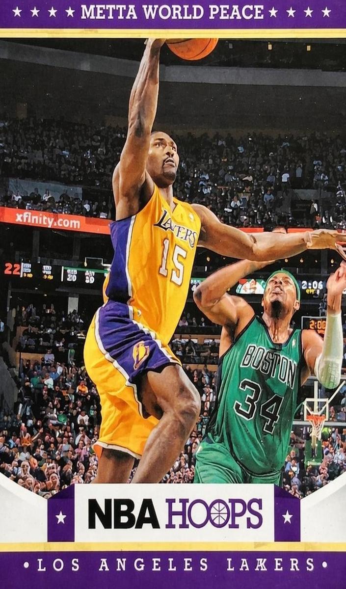2012 Panini Hoops Basketball Metta World Peace #199