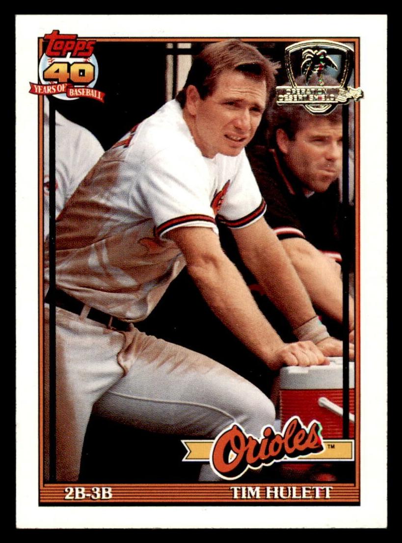 1991 Topps Baseball Tim Hulett #468 PSA 10