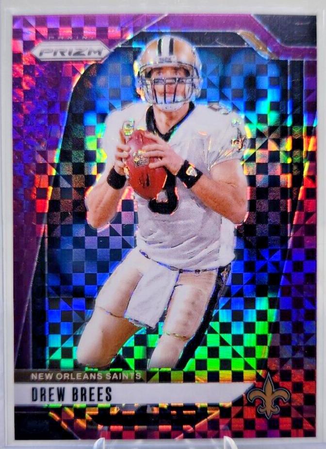 2024 Panini Prizm Football Purple Power Drew Brees #209