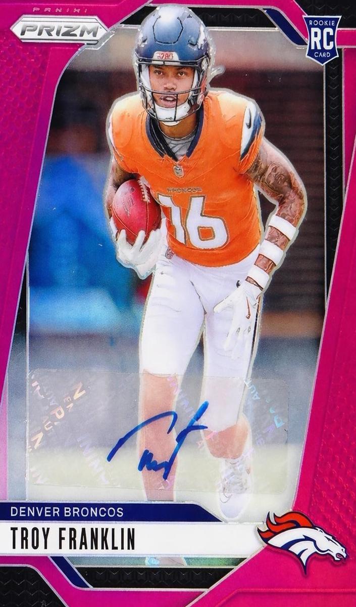 2024 Panini Prizm Football Pink Troy Franklin #393