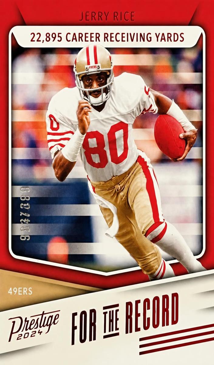 2024 Panini Prestige Football Xtra Points Red Jerry Rice #FR-JR