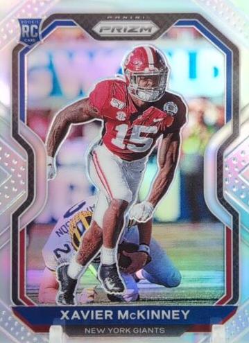 2020 Panini Prizm Football Silver Prizm Xavier McKinney #349