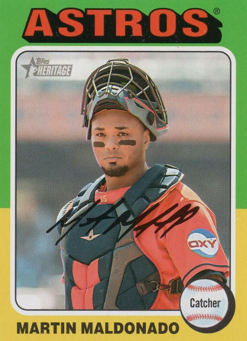 2024 Topps Heritage Baseball Martin Maldonado #75