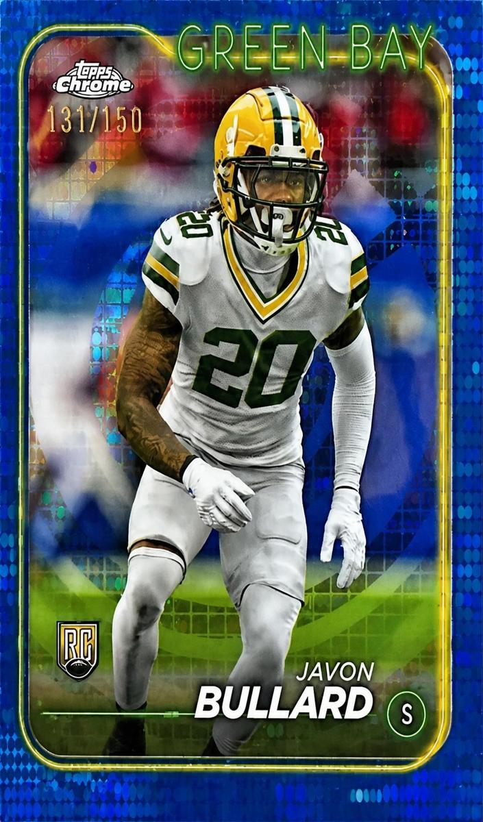 2024 Topps Chrome Football Blue Sonar Refractor Javon Bullard #284