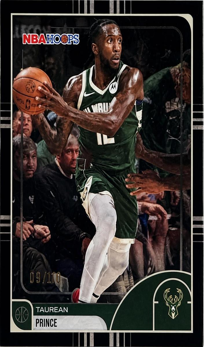 2025 Topps NBA Hoops Basketball Pixel Burst Black Taurean Prince #92