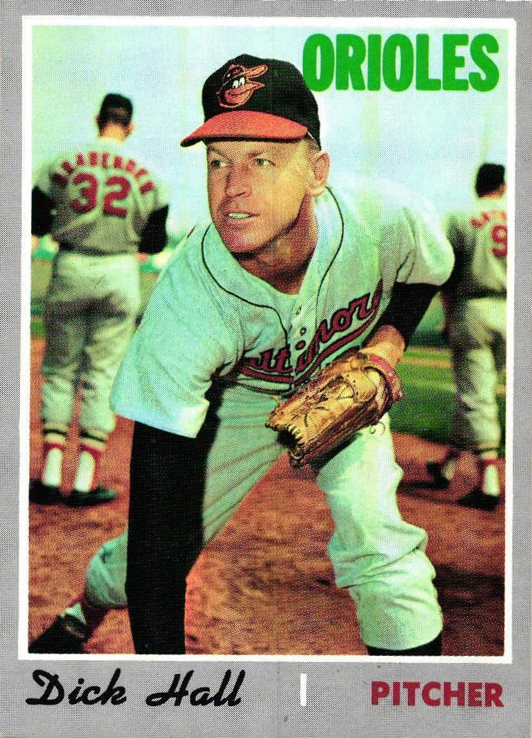 1970 Topps Baseball Dick Hall #182