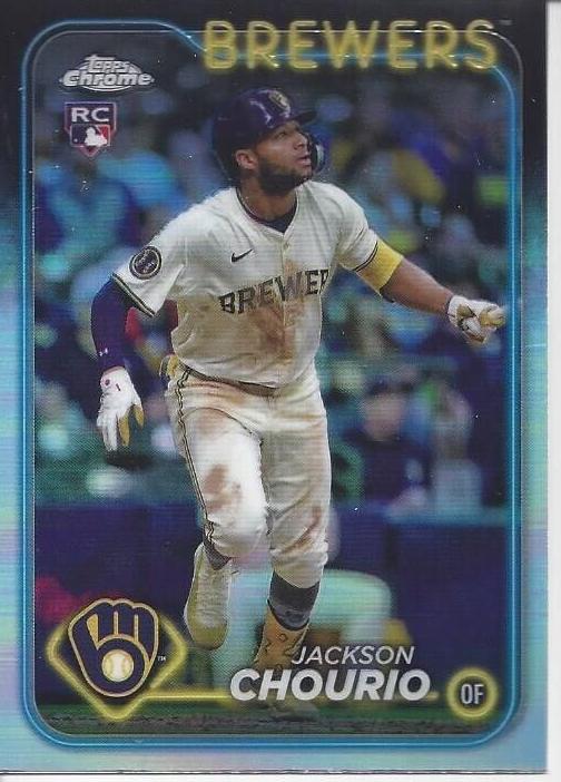 2024 Topps Chrome Update Baseball Refractor Jackson Chourio #USC18 PSA 10