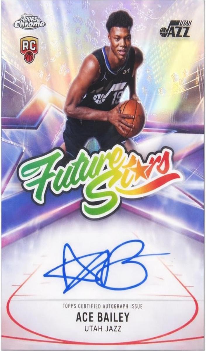 2025 Topps Chrome Basketball Refractor Ace Bailey #FS-AB