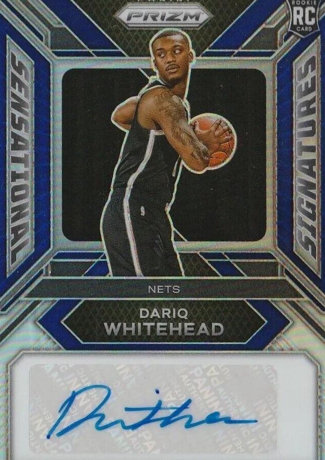 2023 Panini Prizm Basketball Blue Dariq Whitehead #SS-DQ
