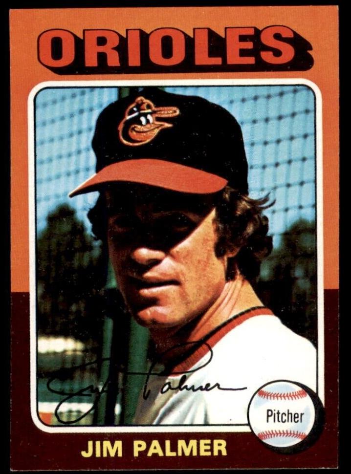 1975 Topps Baseball Jim Palmer #335