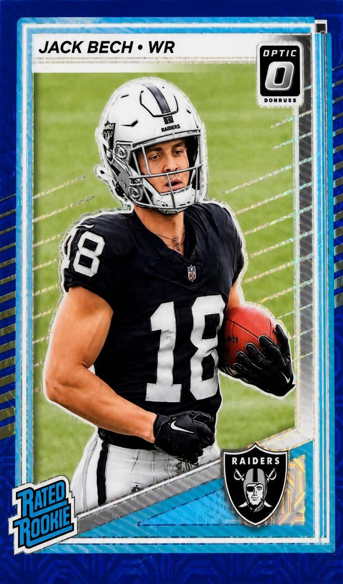 2025 Donruss Optic Football Blue Scope Jack Bech #211