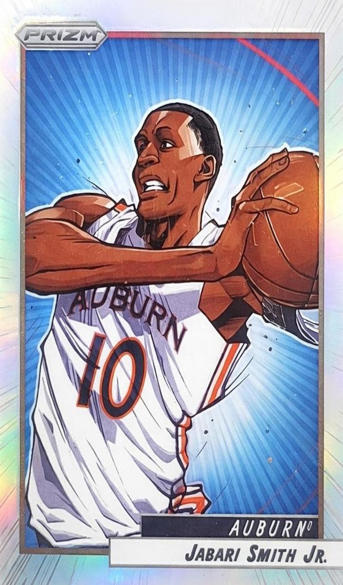 2022 Panini Prizm Draft Picks Basketball Jabari Smith Jr. #MAN-JS PSA 10