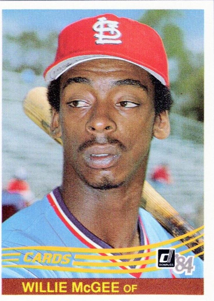 1984 Donruss Baseball Willie McGee #353 PSA 10
